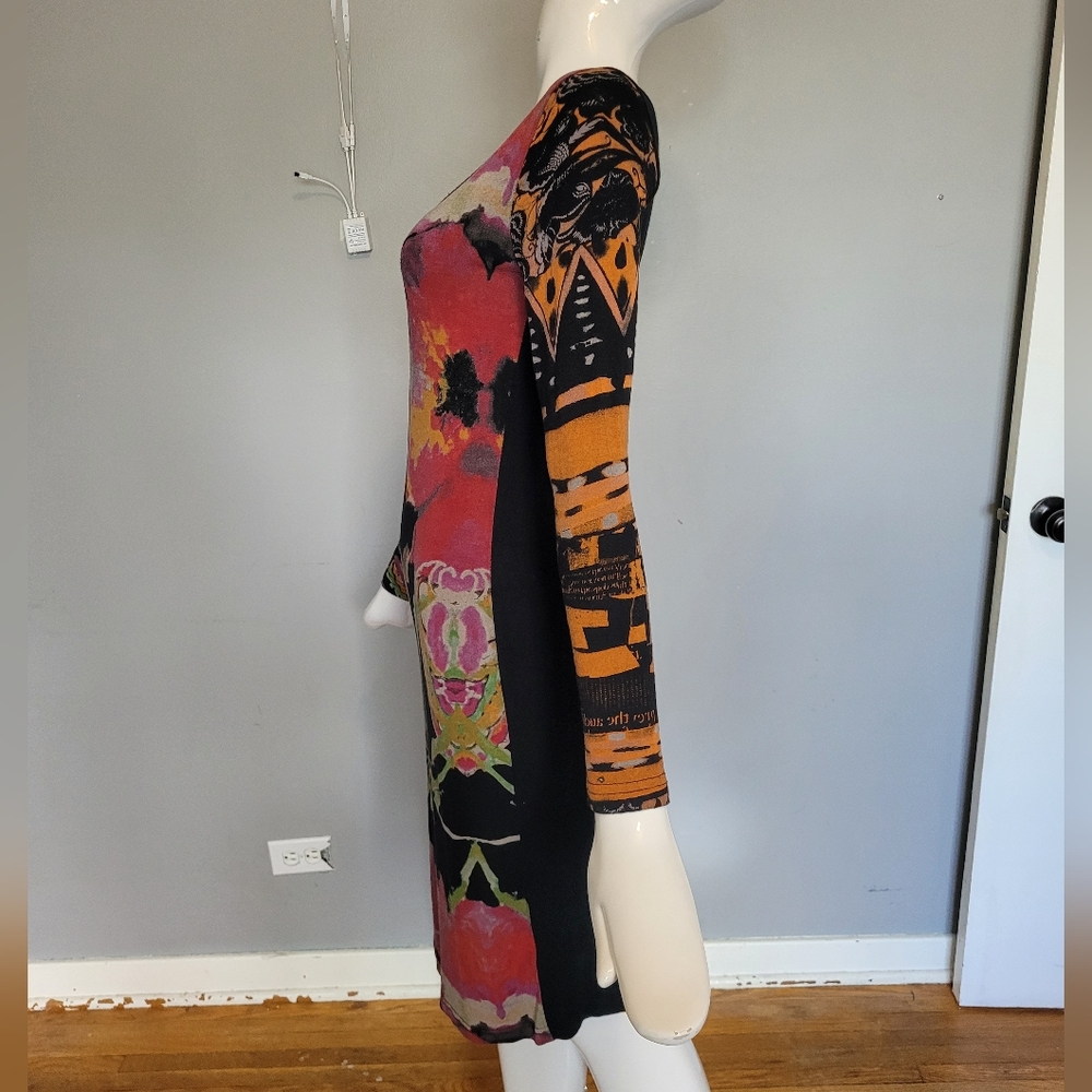 Vintage Desigual Long Sleeved Bodycon Dress, GUC, Approximate Size M - Picture 7 of 10